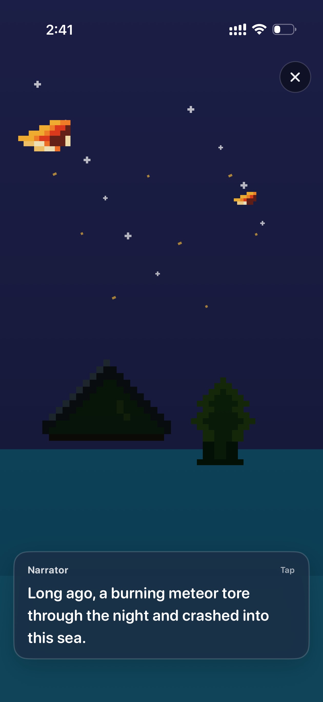 Island exploration screenshot