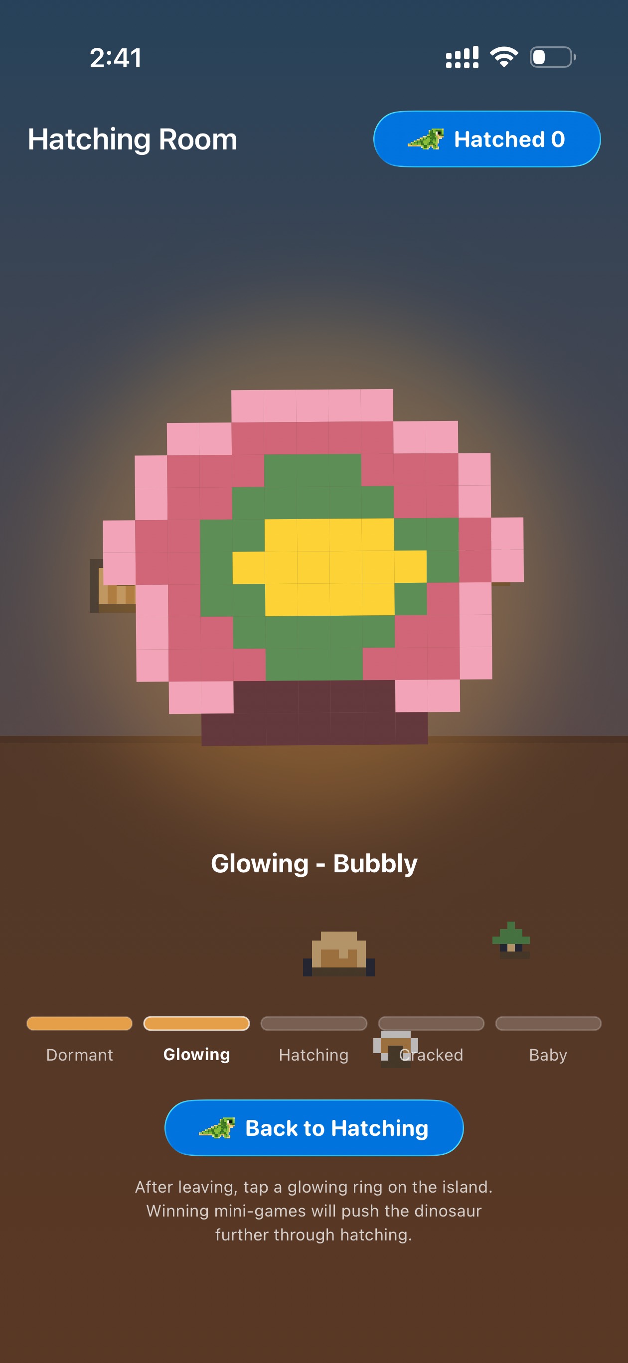 Dinosaur growth screenshot